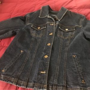 Jones New York denim jacket size L